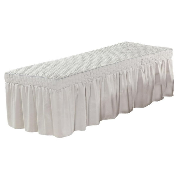 190x80cm Lightweight Beauty Salon Massage Table Skirt Bed Cover w/Face Hole 190x80cm Lightweight Beauty Salon Massage Table Skirt Bed Cover w/Face Hole